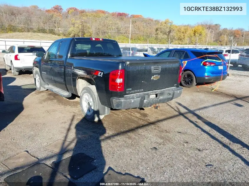 1GCRKTE38BZ132993 2011 Chevrolet Silverado 1500 Ltz