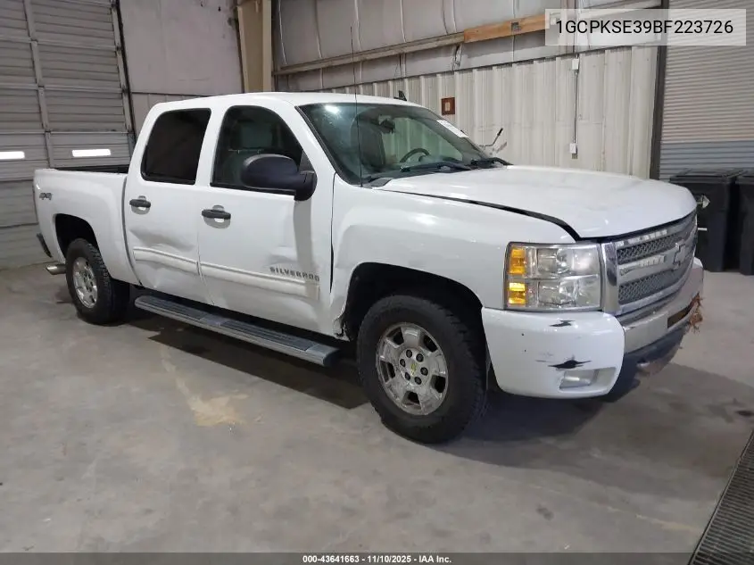1GCPKSE39BF223726 2011 Chevrolet Silverado 1500 Lt