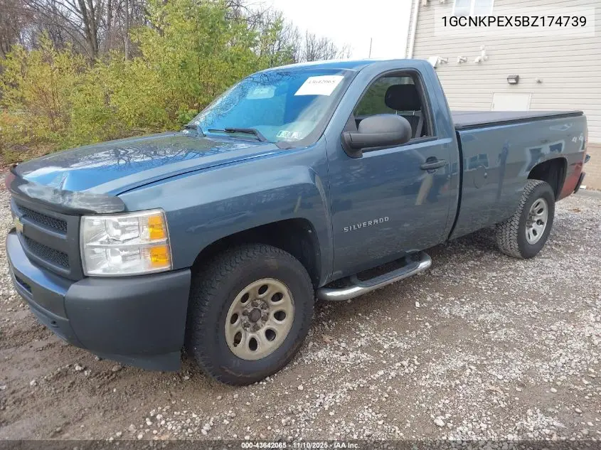 1GCNKPEX5BZ174739 2011 Chevrolet Silverado 1500 Work Truck