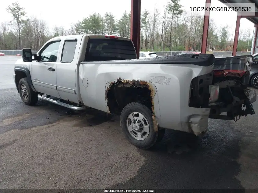 1GC2KXCG6BZ356536 2011 Chevrolet Silverado 2500Hd Lt