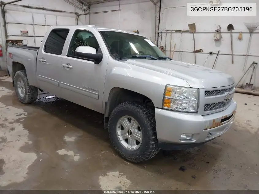 3GCPKSE27BG205196 2011 Chevrolet Silverado 1500 Lt