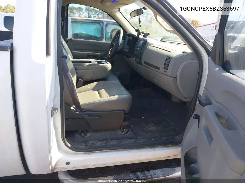 1GCNCPEX5BZ353697 2011 Chevrolet Silverado 1500 Work Truck