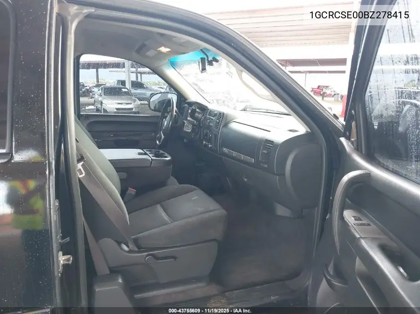 1GCRCSE00BZ278415 2011 Chevrolet Silverado 1500 Lt