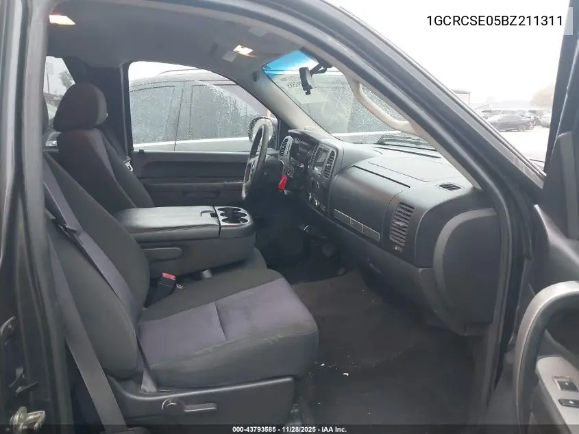 1GCRCSE05BZ211311 2011 Chevrolet Silverado 1500 Lt