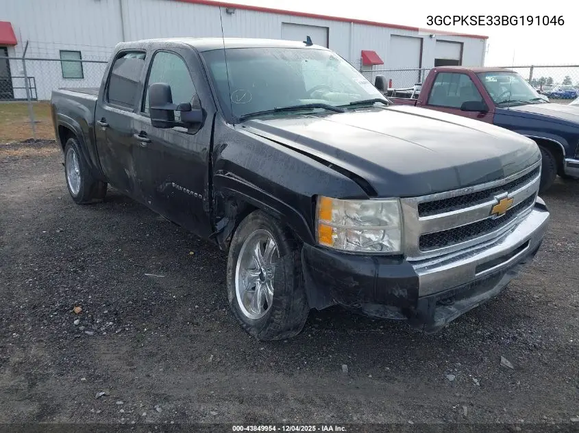 3GCPKSE33BG191046 2011 Chevrolet Silverado 1500 Lt