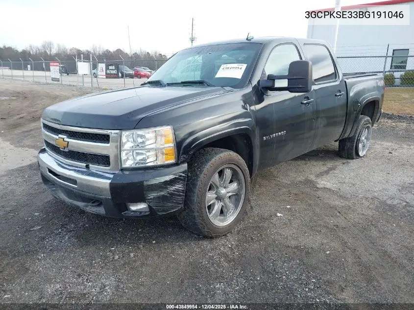 3GCPKSE33BG191046 2011 Chevrolet Silverado 1500 Lt