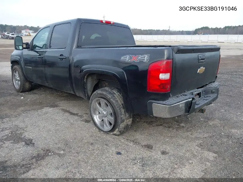 3GCPKSE33BG191046 2011 Chevrolet Silverado 1500 Lt
