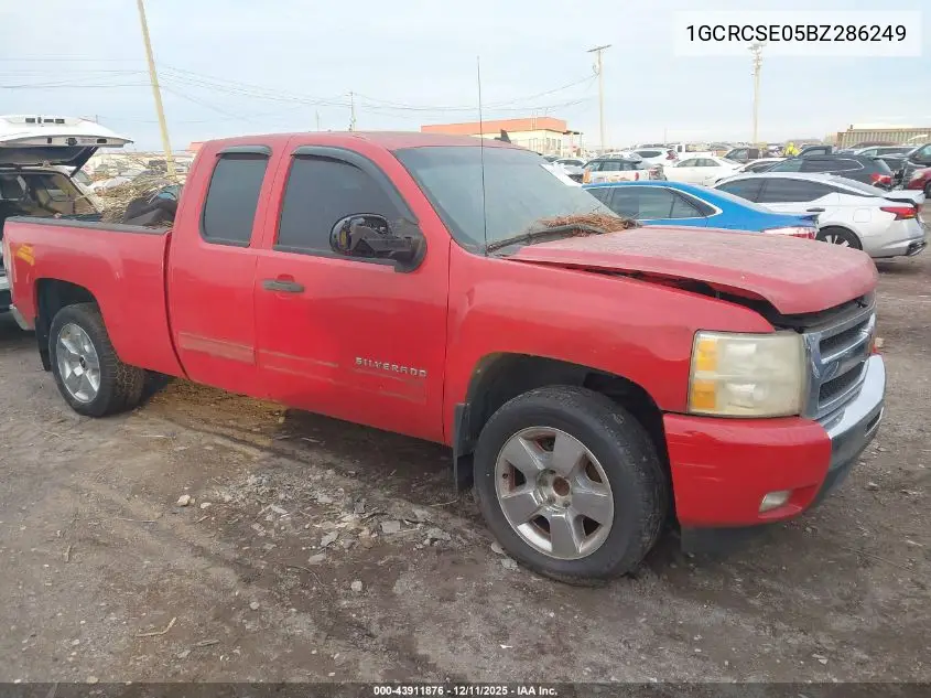 1GCRCSE05BZ286249 2011 Chevrolet Silverado 1500 Lt