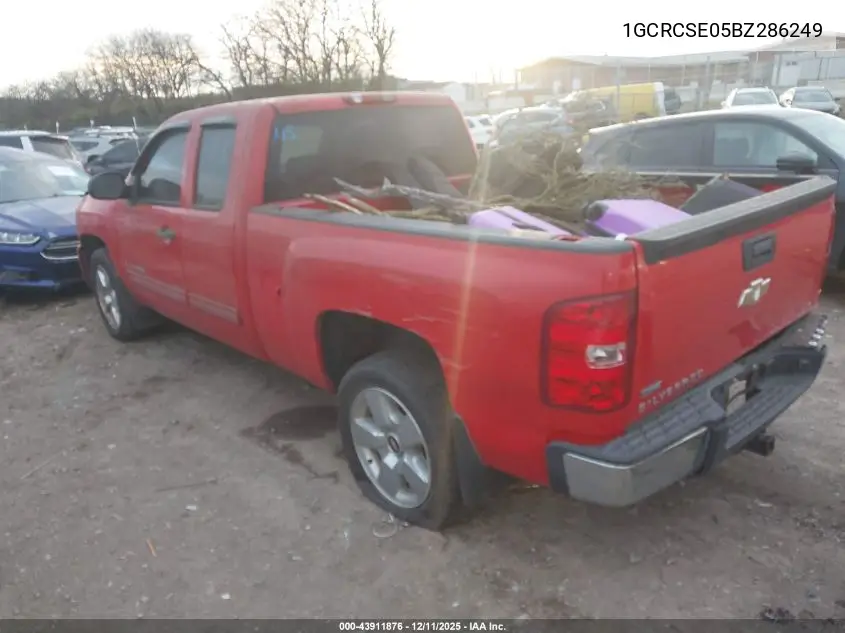 1GCRCSE05BZ286249 2011 Chevrolet Silverado 1500 Lt