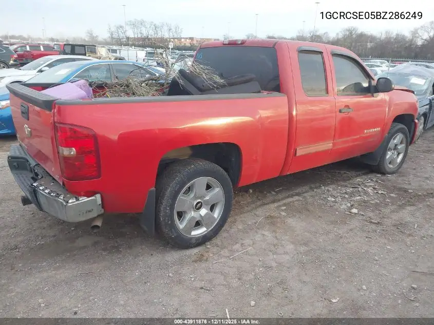1GCRCSE05BZ286249 2011 Chevrolet Silverado 1500 Lt
