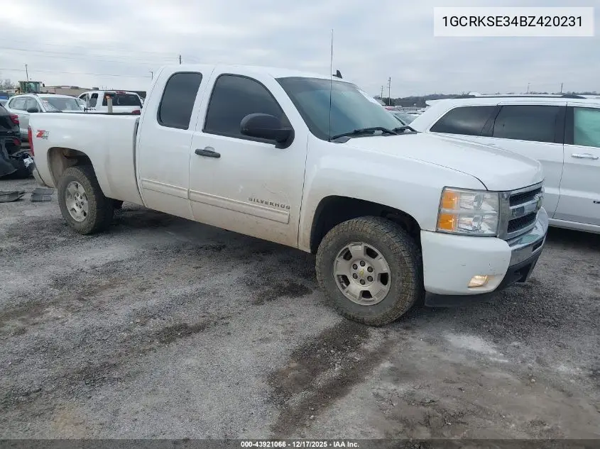 1GCRKSE34BZ420231 2011 Chevrolet Silverado 1500 Lt