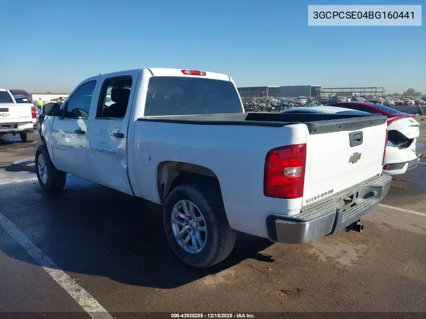 3GCPCSE04BG160441 2011 Chevrolet Silverado 1500 Lt