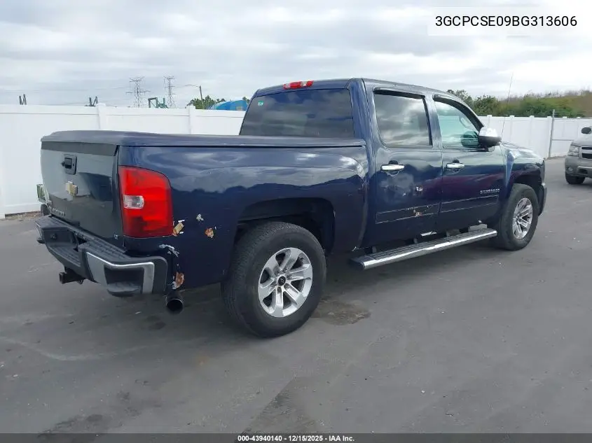 3GCPCSE09BG313606 2011 Chevrolet Silverado 1500 Lt