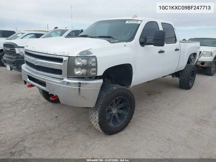 1GC1KXCG9BF247713 2011 Chevrolet Silverado 2500Hd Lt
