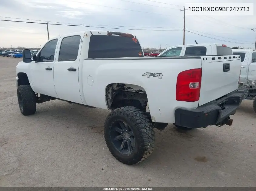 1GC1KXCG9BF247713 2011 Chevrolet Silverado 2500Hd Lt
