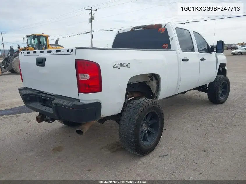 1GC1KXCG9BF247713 2011 Chevrolet Silverado 2500Hd Lt