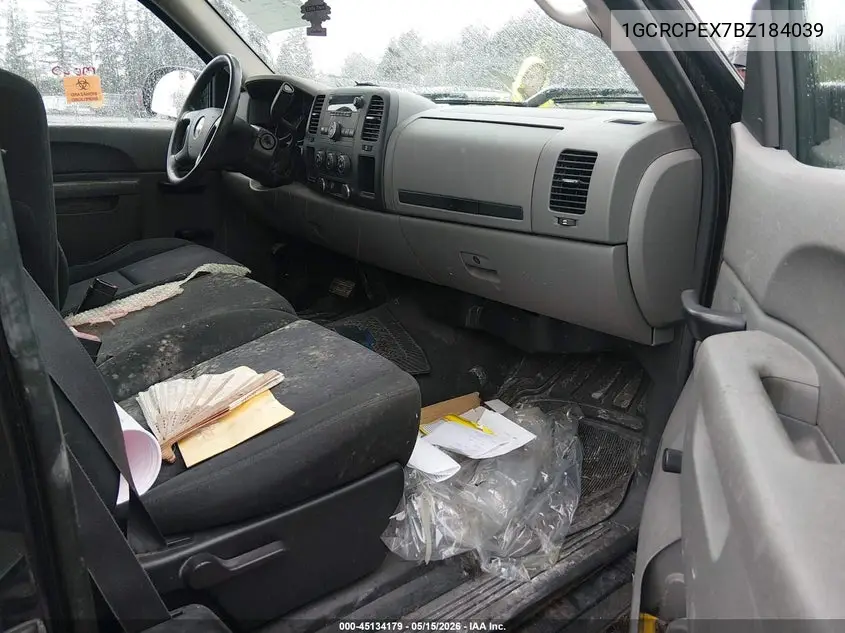 1GCRCPEX7BZ184039 2011 Chevrolet Silverado 1500 Work Truck