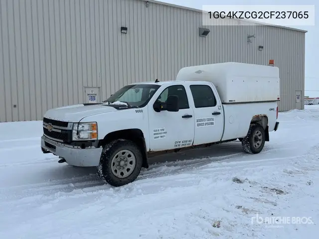 1GC4KZCG2CF237065 2012 Chevrolet Silverado 3500 2012 Chevrolet Silverado 3500 4X4 Crew Cab Pickup