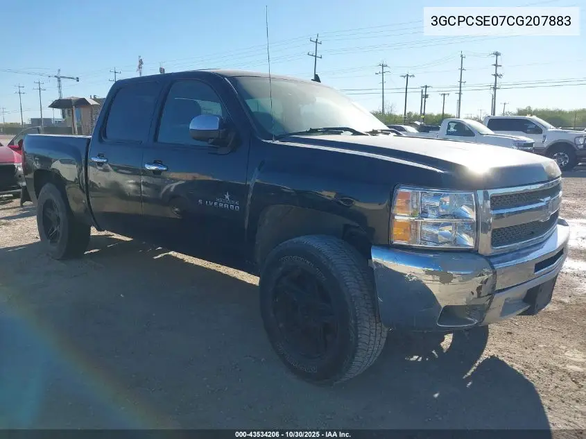 3GCPCSE07CG207883 2012 Chevrolet Silverado 1500 Lt