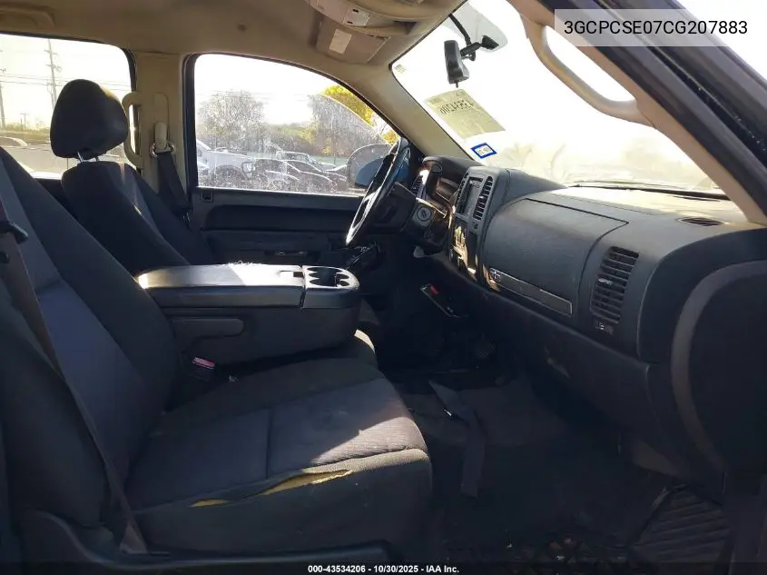 3GCPCSE07CG207883 2012 Chevrolet Silverado 1500 Lt