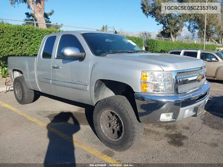1GCRCSE05CZ353160 2012 Chevrolet Silverado 1500 Lt