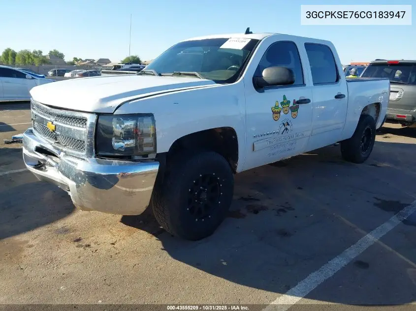 3GCPKSE76CG183947 2012 Chevrolet Silverado 1500 Lt