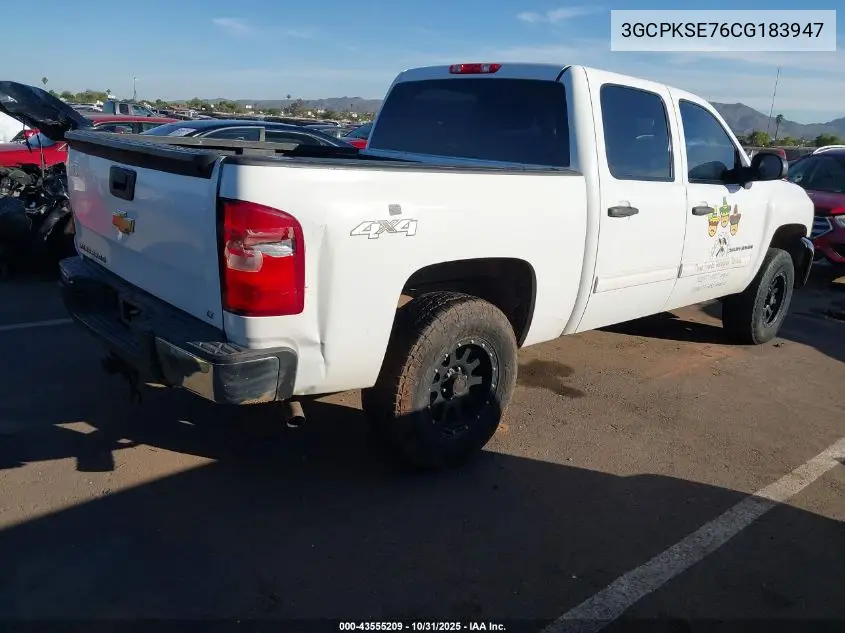 3GCPKSE76CG183947 2012 Chevrolet Silverado 1500 Lt