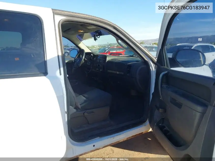 3GCPKSE76CG183947 2012 Chevrolet Silverado 1500 Lt