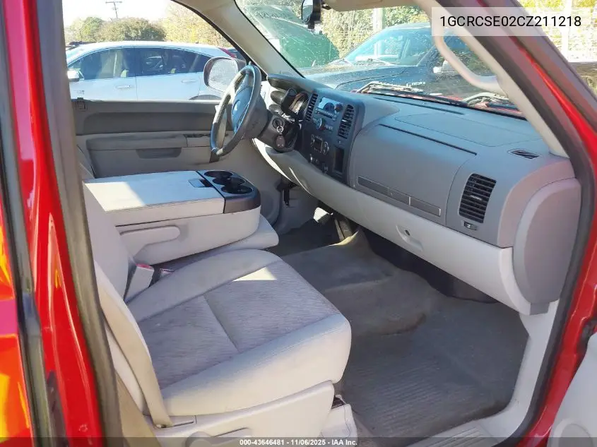 1GCRCSE02CZ211218 2012 Chevrolet Silverado C1500 Lt