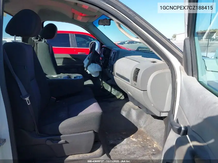 1GCNCPEX7CZ188415 2012 Chevrolet Silverado 1500 Work Truck