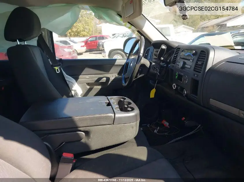 3GCPCSE02CG154784 2012 Chevrolet Silverado 1500 Lt