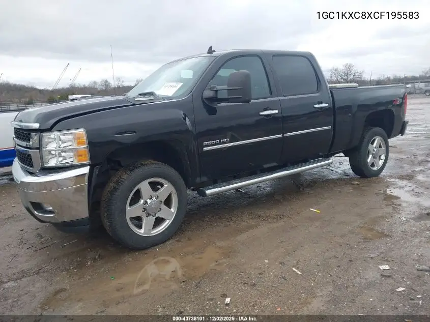 1GC1KXC8XCF195583 2012 Chevrolet Silverado 2500Hd Lt