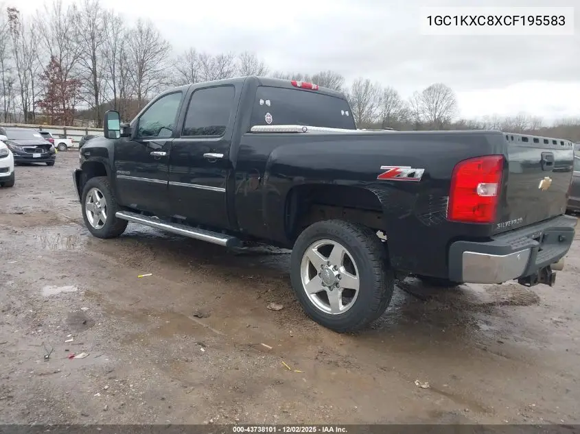 1GC1KXC8XCF195583 2012 Chevrolet Silverado 2500Hd Lt