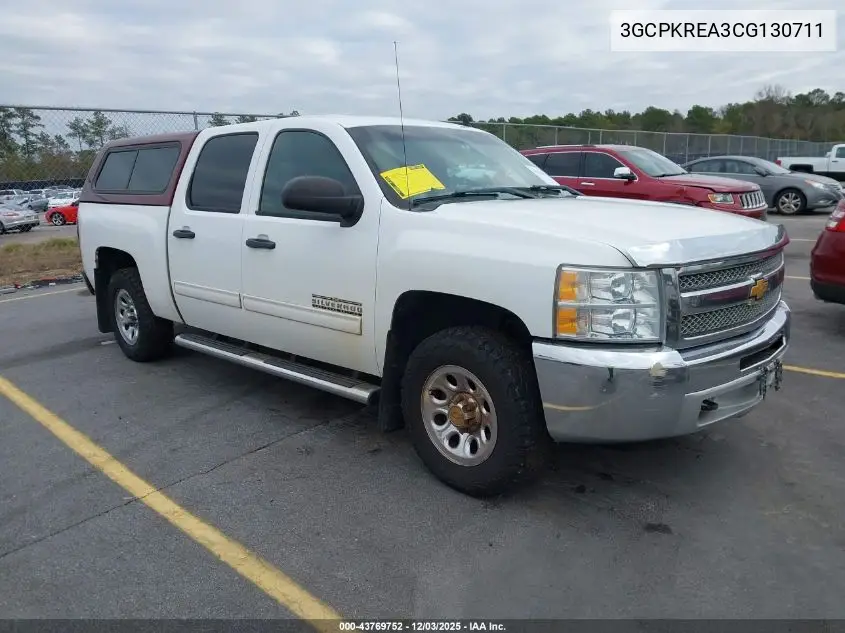 3GCPKREA3CG130711 2012 Chevrolet Silverado 1500 Ls