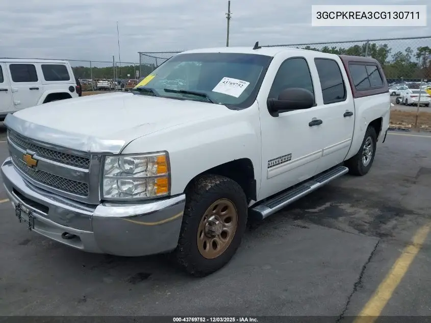 3GCPKREA3CG130711 2012 Chevrolet Silverado 1500 Ls