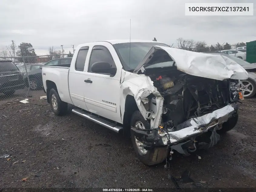 1GCRKSE7XCZ137241 2012 Chevrolet Silverado 1500 Lt