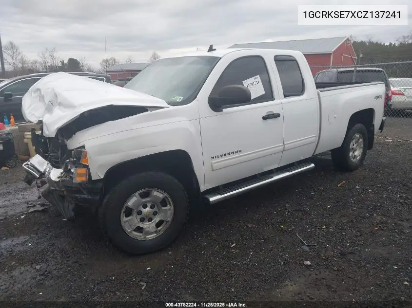 1GCRKSE7XCZ137241 2012 Chevrolet Silverado 1500 Lt