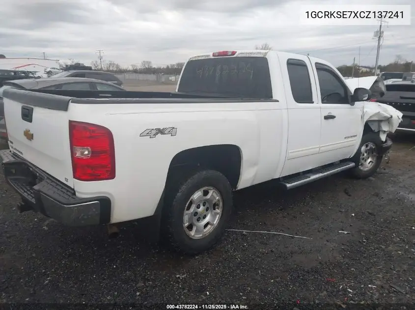 1GCRKSE7XCZ137241 2012 Chevrolet Silverado 1500 Lt