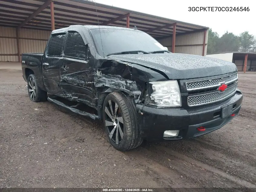 3GCPKTE70CG246546 2012 Chevrolet Silverado 1500 Ltz