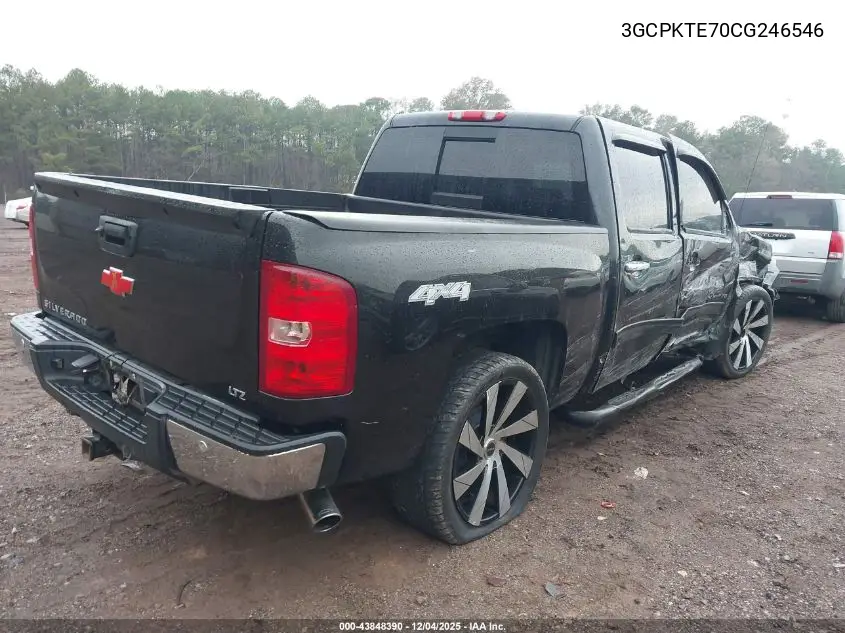 3GCPKTE70CG246546 2012 Chevrolet Silverado 1500 Ltz