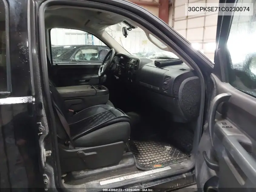 3GCPKSE71CG230074 2012 Chevrolet Silverado 1500 Lt