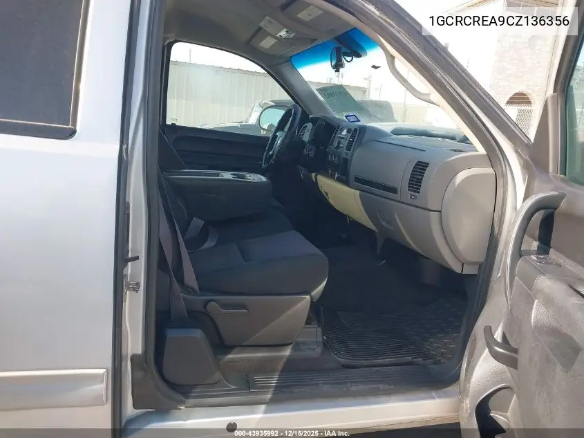1GCRCREA9CZ136356 2012 Chevrolet Silverado 1500 Ls
