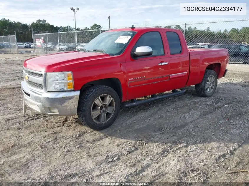 1GCRCSE04CZ334177 2012 Chevrolet Silverado 1500 Lt