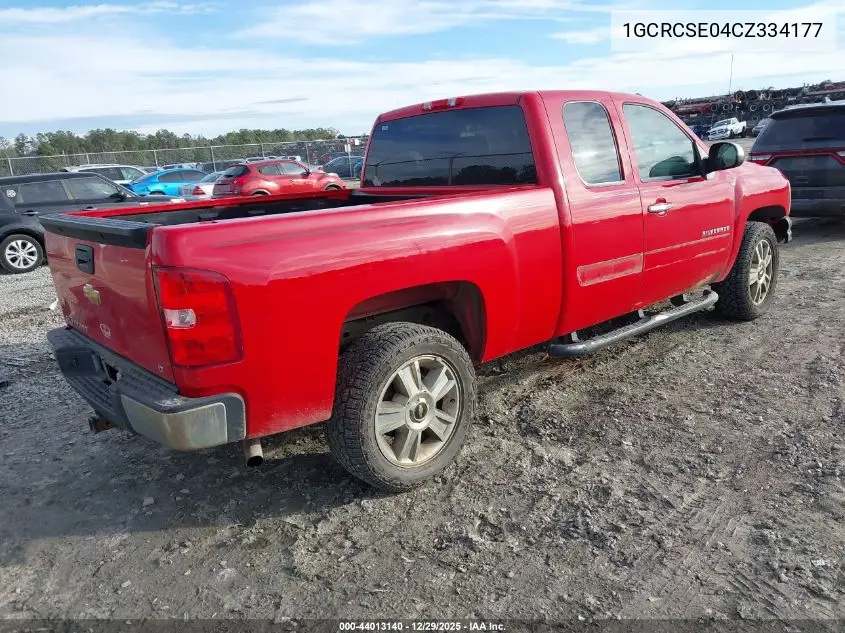1GCRCSE04CZ334177 2012 Chevrolet Silverado 1500 Lt
