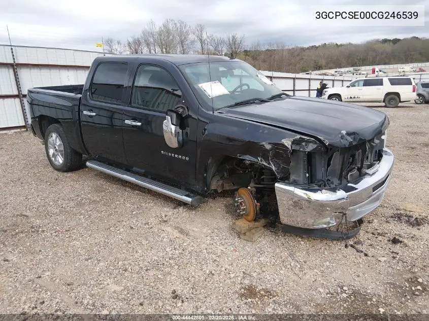 3GCPCSE00CG246539 2012 Chevrolet Silverado 1500 Lt