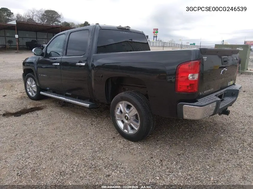 3GCPCSE00CG246539 2012 Chevrolet Silverado 1500 Lt