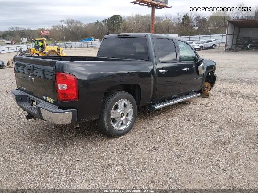 3GCPCSE00CG246539 2012 Chevrolet Silverado 1500 Lt