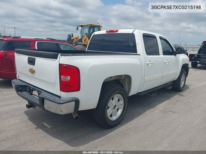 3GCPKSE7XCG215198 2012 Chevrolet Silverado 1500 Lt