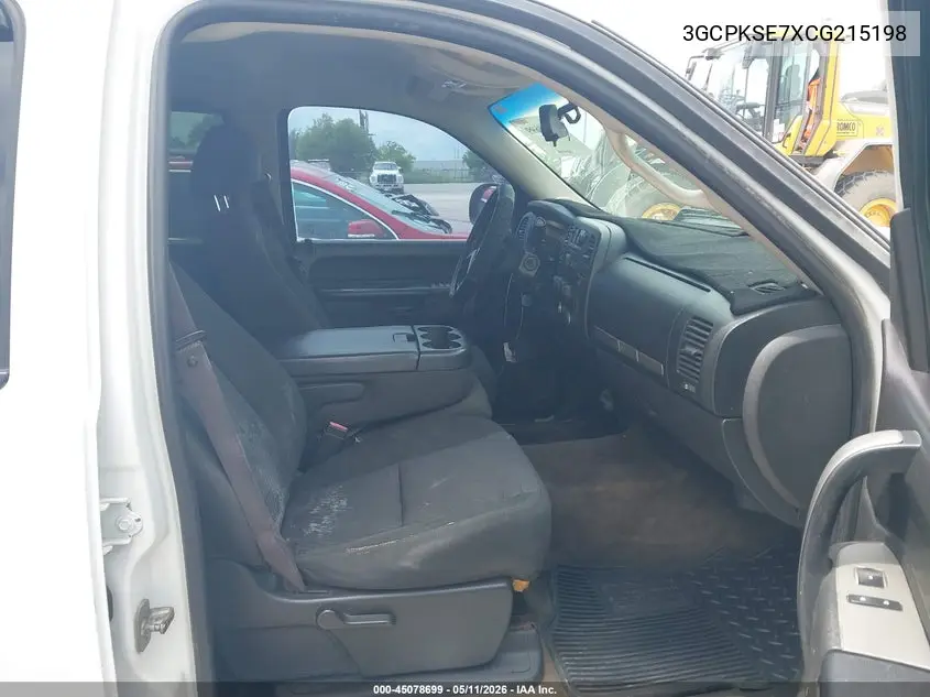 3GCPKSE7XCG215198 2012 Chevrolet Silverado 1500 Lt