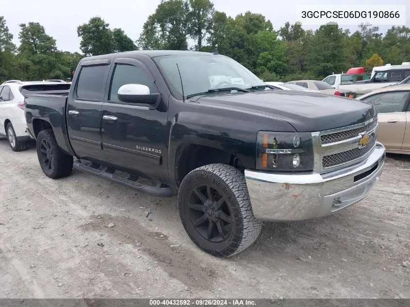 2013 Chevrolet Silverado 1500 Lt VIN: 3GCPCSE06DG190866 Lot: 40432592